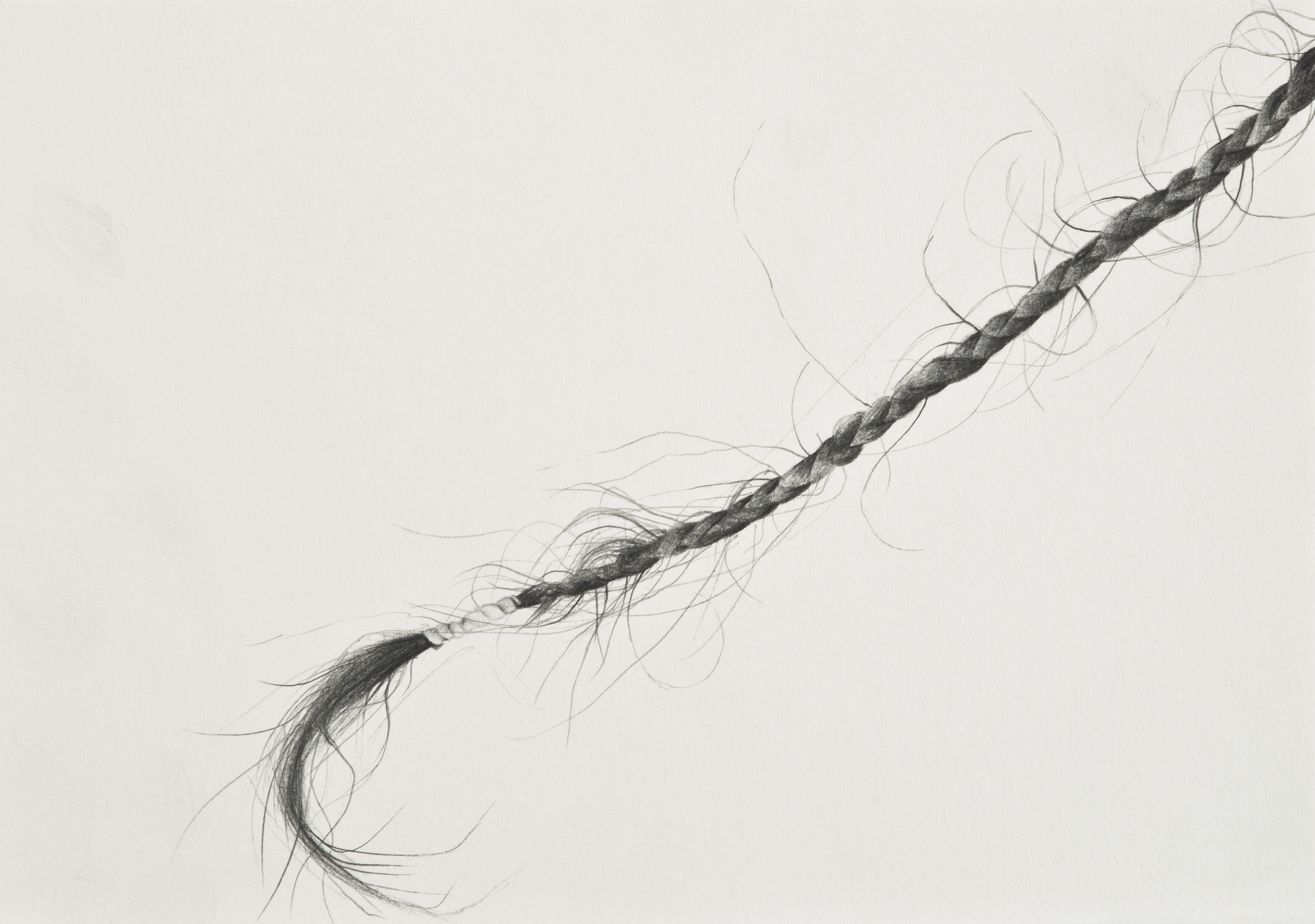 Seda Hepsev, Ardindan Bak,Kağıt üzerine kurşun kalem, 14.5 x 21 cm, 2017